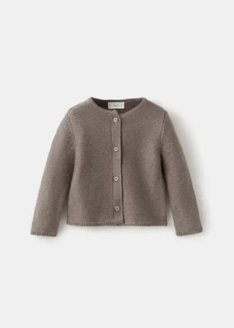 Cardigan in maglia con bottoni