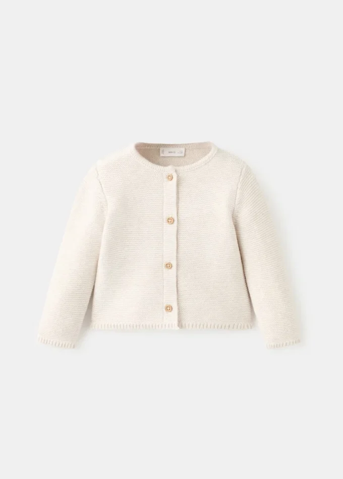 Cardigan in maglia con bottoni