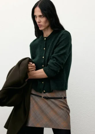 Cardigan in maglia con bottoni