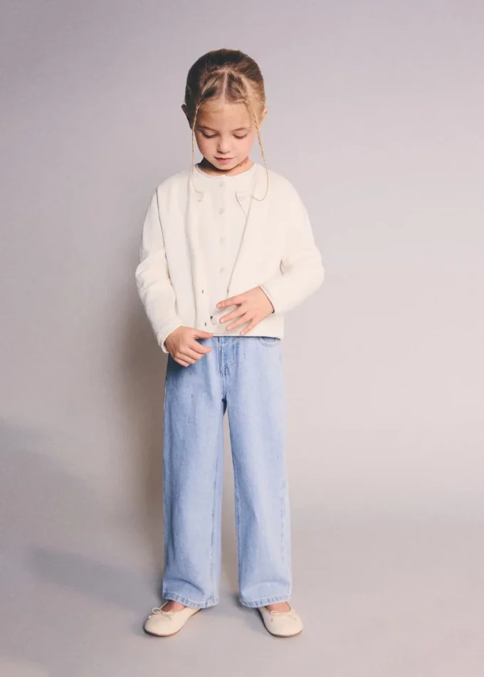 Cardigan in maglia con bottoni