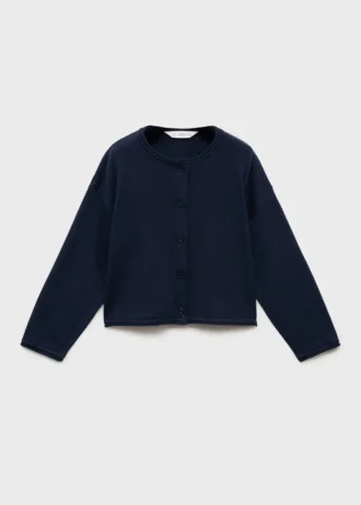 Cardigan in maglia con bottoni