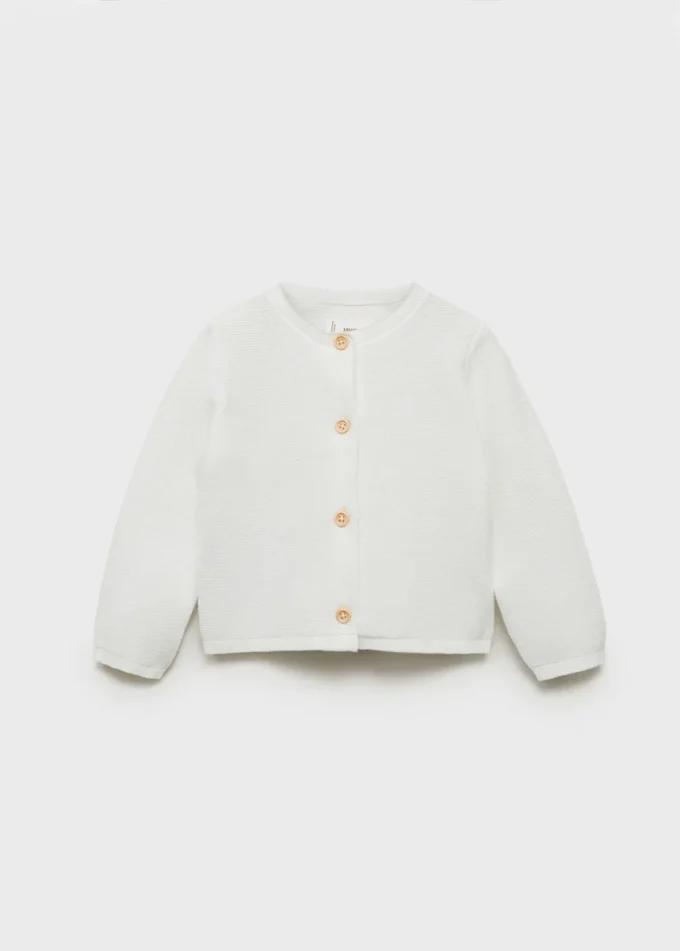 Cardigan in maglia con bottoni