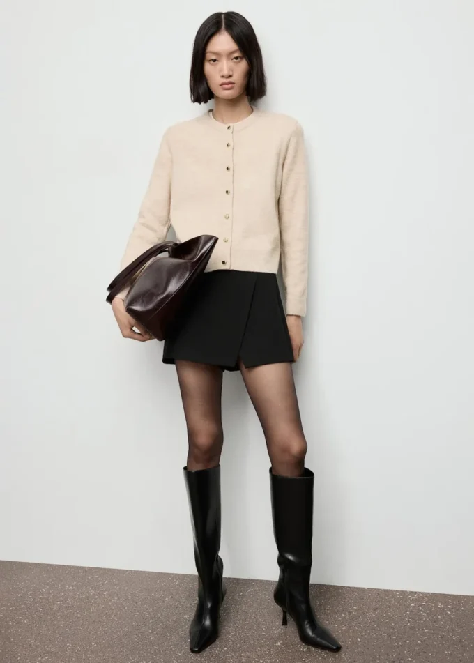 Cardigan in maglia con bottoni Cardigan in maglia con bottoni