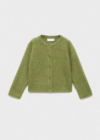 Cardigan in maglia con bottoni