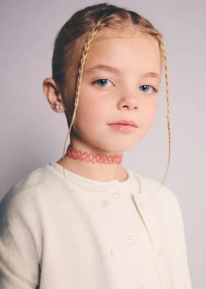 Cardigan in maglia con bottoni