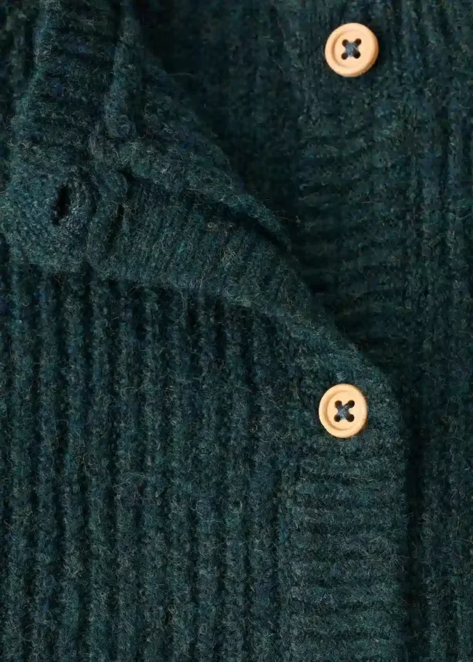 Cardigan in maglia con bottoni