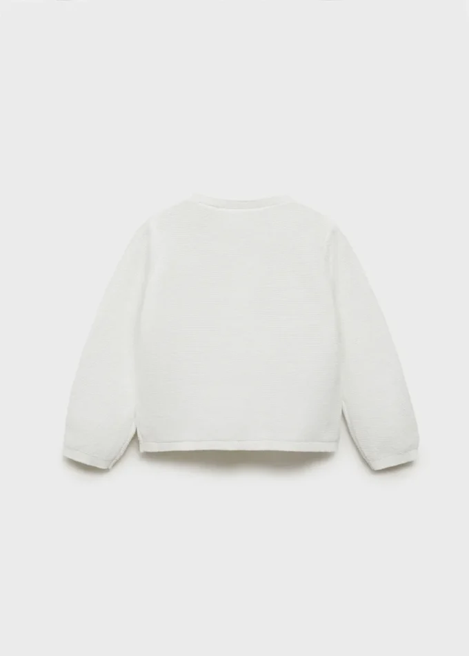 Cardigan in maglia con bottoni