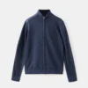 Cardigan in maglia con zip Cardigan in maglia con zip
