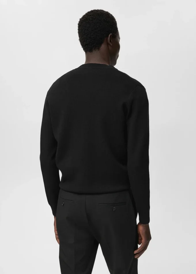 Cardigan in maglia con zip Cardigan in maglia con zip