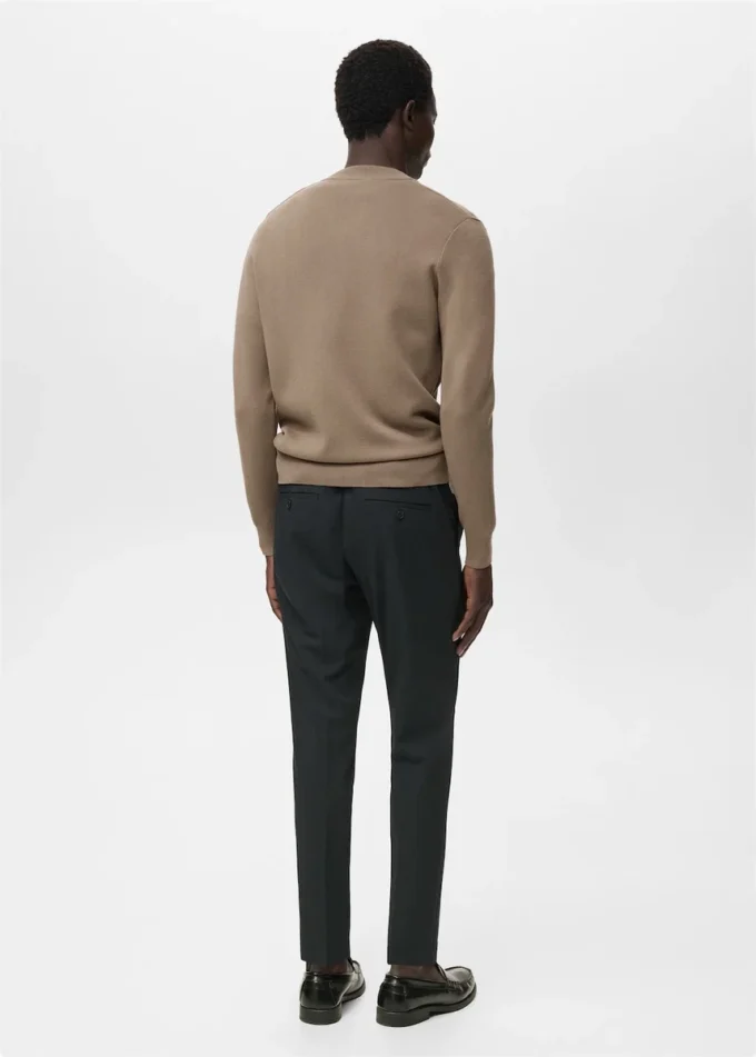 Cardigan in maglia con zip Cardigan in maglia con zip