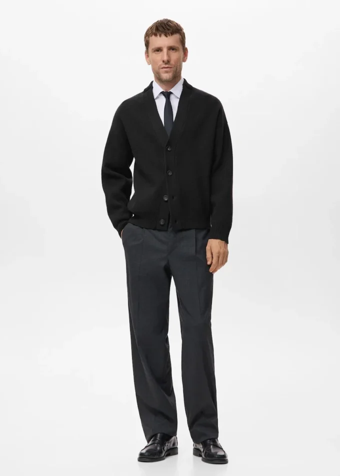 Cardigan in maglia dalla vestibilità morbida Cardigan in maglia dalla vestibilità morbida