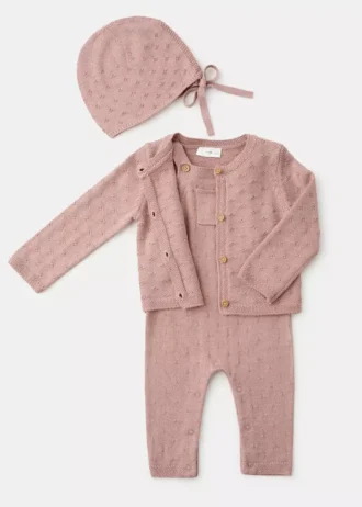 Cardigan in maglia ricamato