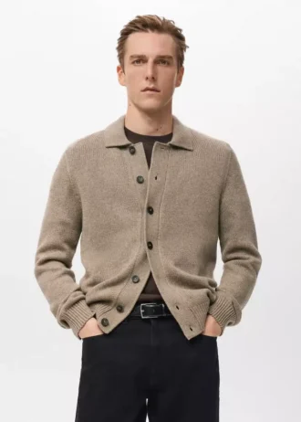 Cardigan in misto lana lavorato a maglia Cardigan in misto lana lavorato a maglia