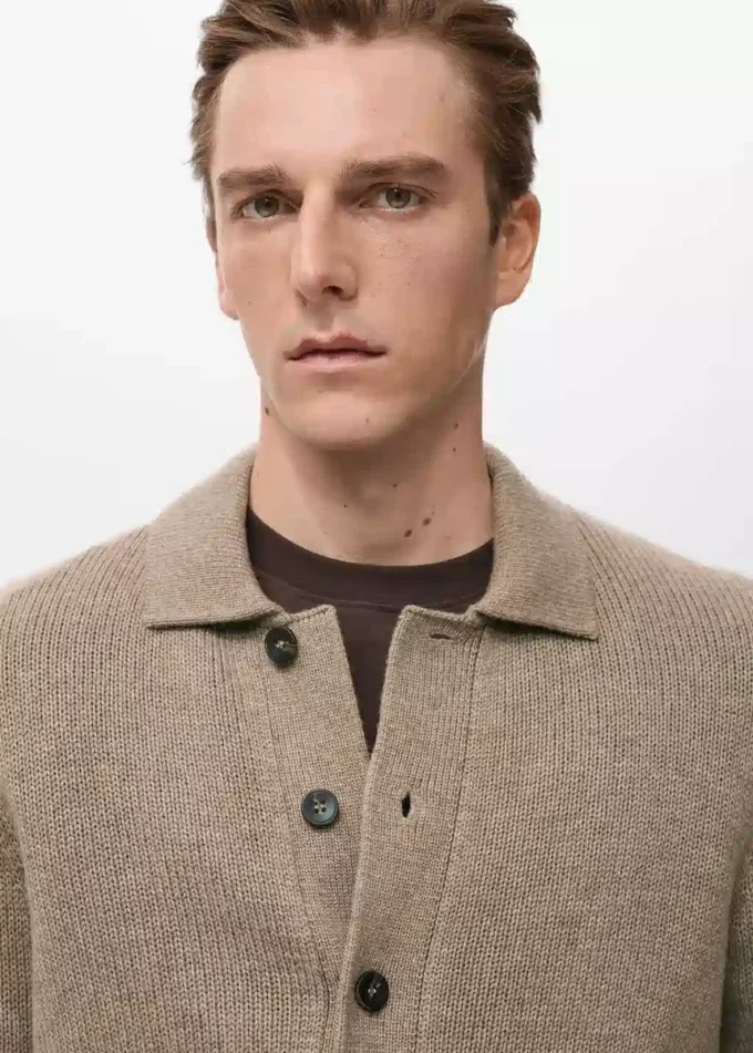 Cardigan in misto lana lavorato a maglia Cardigan in misto lana lavorato a maglia