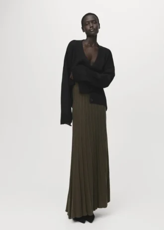 Cardigan oversize con scollo a V Cardigan oversize con scollo a V