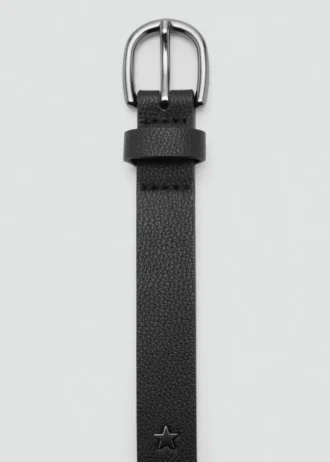 Cintura con borchie a stella