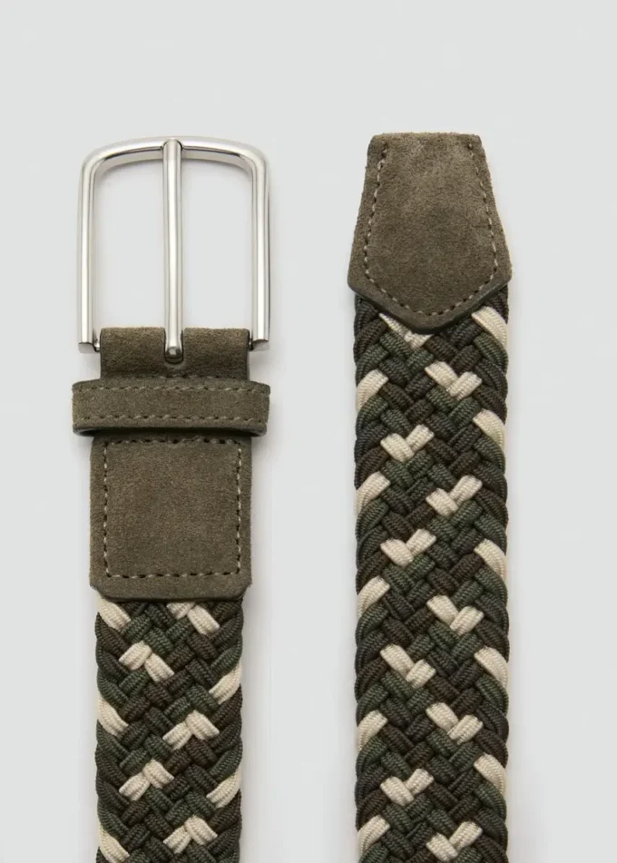 Cintura elastica intrecciata colorata Cintura elastica intrecciata colorata