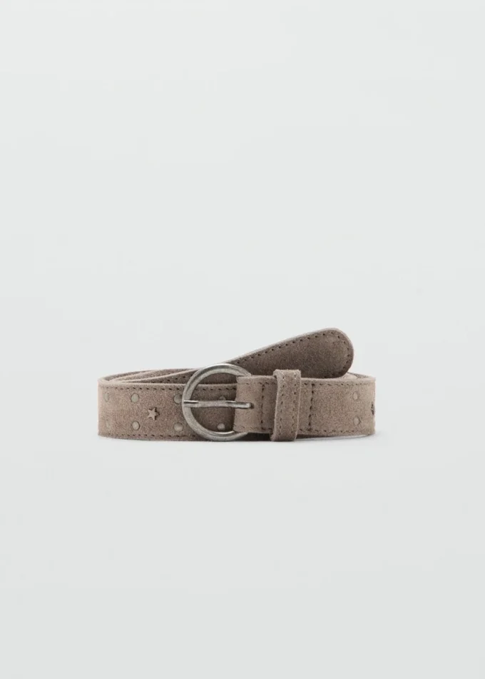 Cintura in pelle con borchie Cintura in pelle con borchie