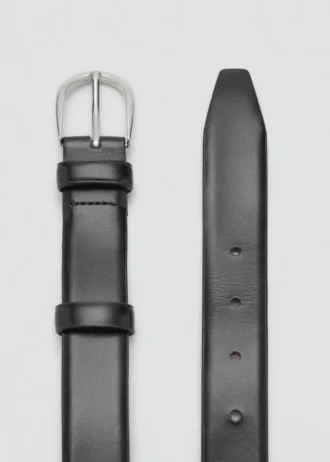 Cintura in pelle con fibbia