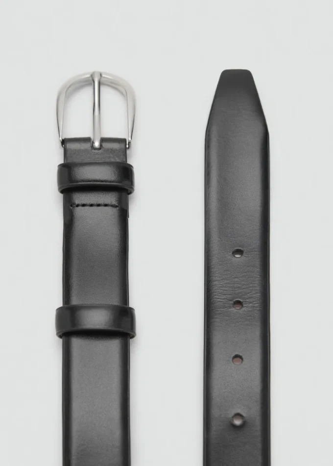 Cintura in pelle con fibbia Cintura in pelle con fibbia