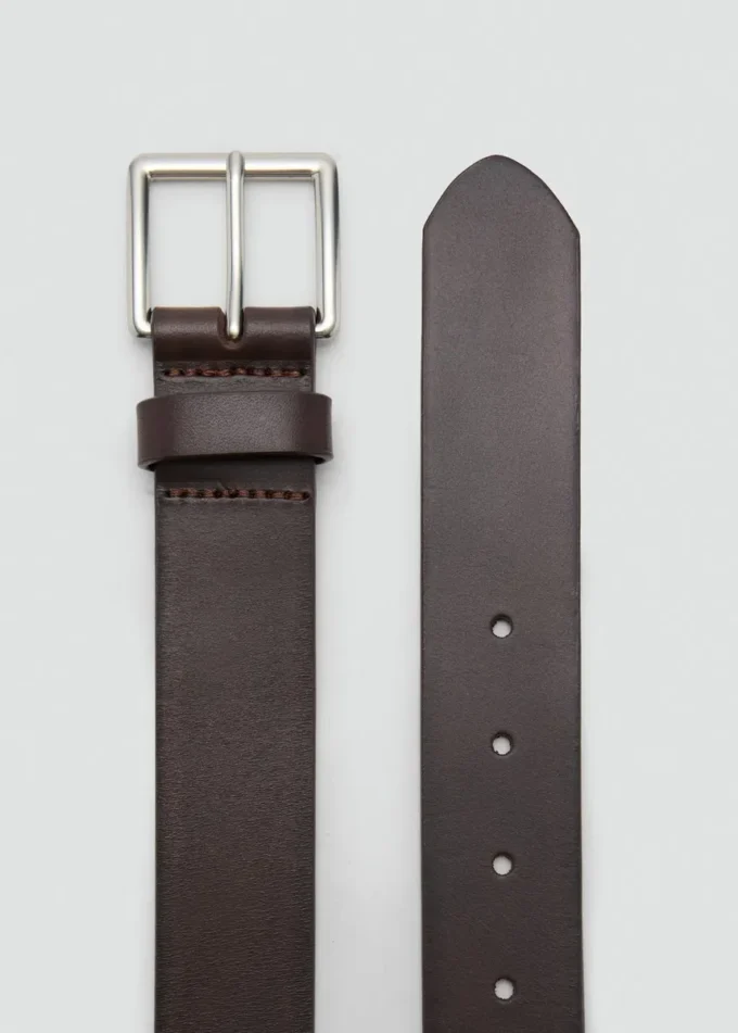 Cintura in pelle con fibbia Cintura in pelle con fibbia