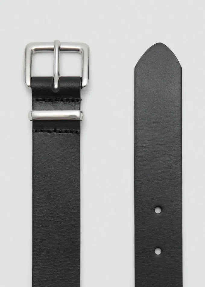 Cintura in pelle con fibbia Cintura in pelle con fibbia