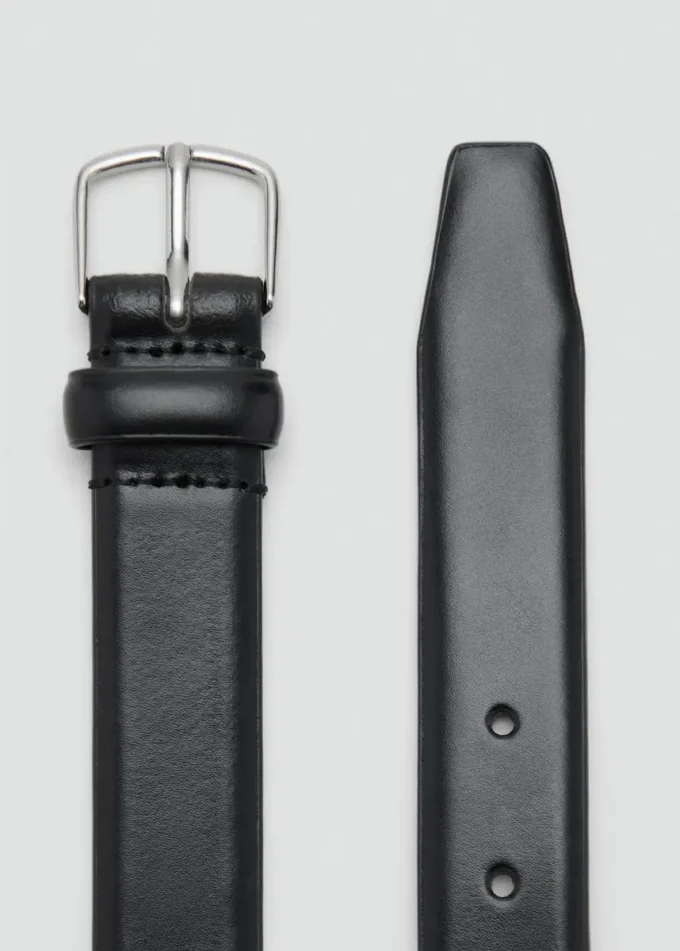 Cintura in pelle con fibbia Cintura in pelle con fibbia