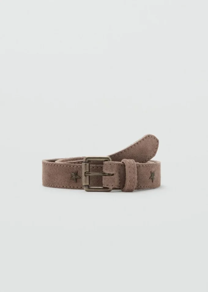 Cintura in pelle con stelle Cintura in pelle con stelle