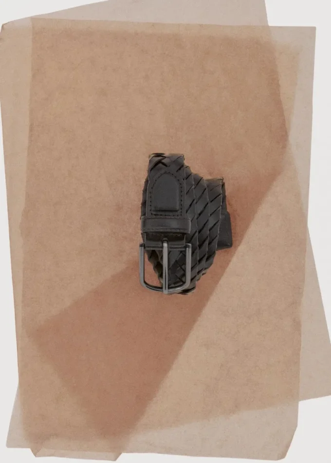 Cintura in pelle intrecciata Cintura in pelle intrecciata