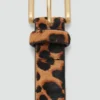 Cintura in pelle leopardata Cintura in pelle leopardata