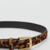 Cintura in pelle leopardata Cintura in pelle leopardata