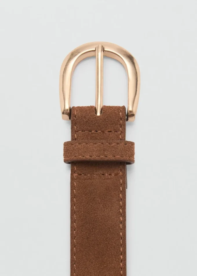 Cintura in pelle scamosciata Cintura in pelle scamosciata