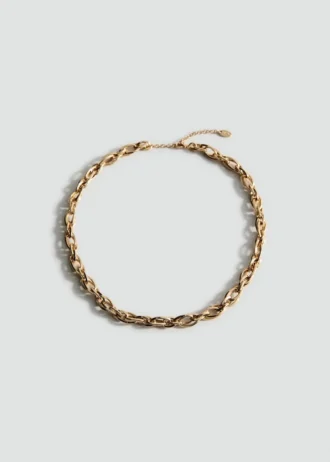 Collana con maglie combinate