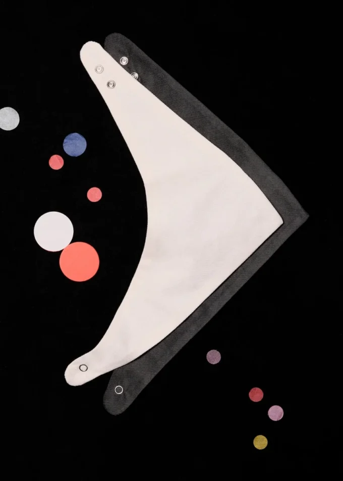 Confezione da 2 bavaglini in cotone Confezione da 2 bavaglini in cotone