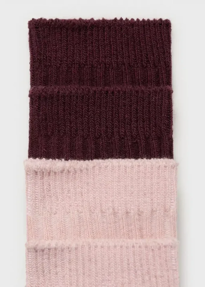 Confezione da 2 calzini a coste Confezione da 2 calzini a coste