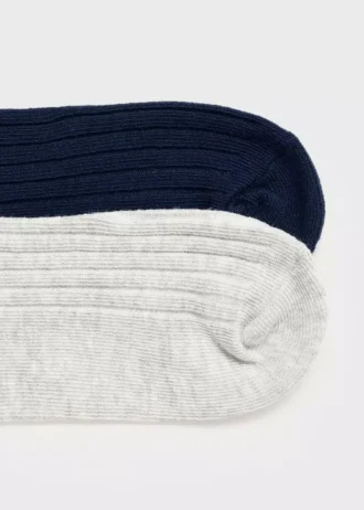 Confezione da 2 calzini a coste