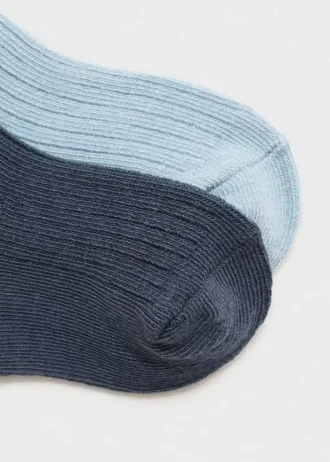 Confezione da 2 calzini a coste