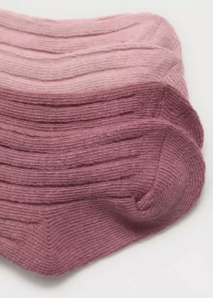 Confezione da 2 calzini a coste Confezione da 2 calzini a coste