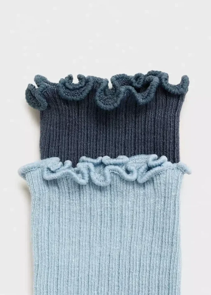 Confezione da 2 calzini a coste