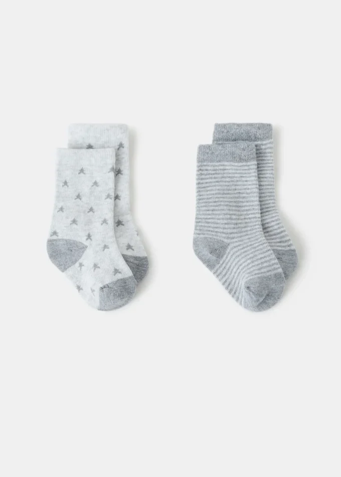 Confezione da 2 calzini fantasia Confezione da 2 calzini fantasia