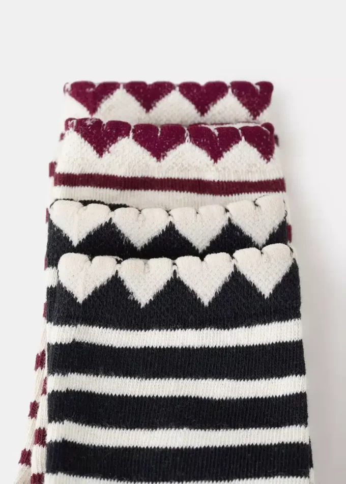 Confezione da 2 calzini fantasia Confezione da 2 calzini fantasia