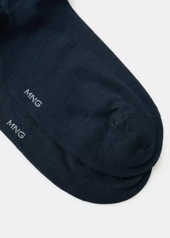 Confezione da 2 calzini lunghi in cotone Confezione da 2 calzini lunghi in cotone