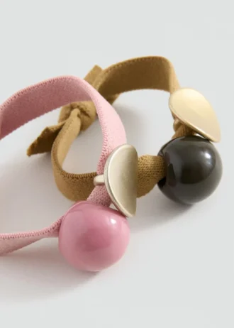 Confezione da 2 elastici per capelli