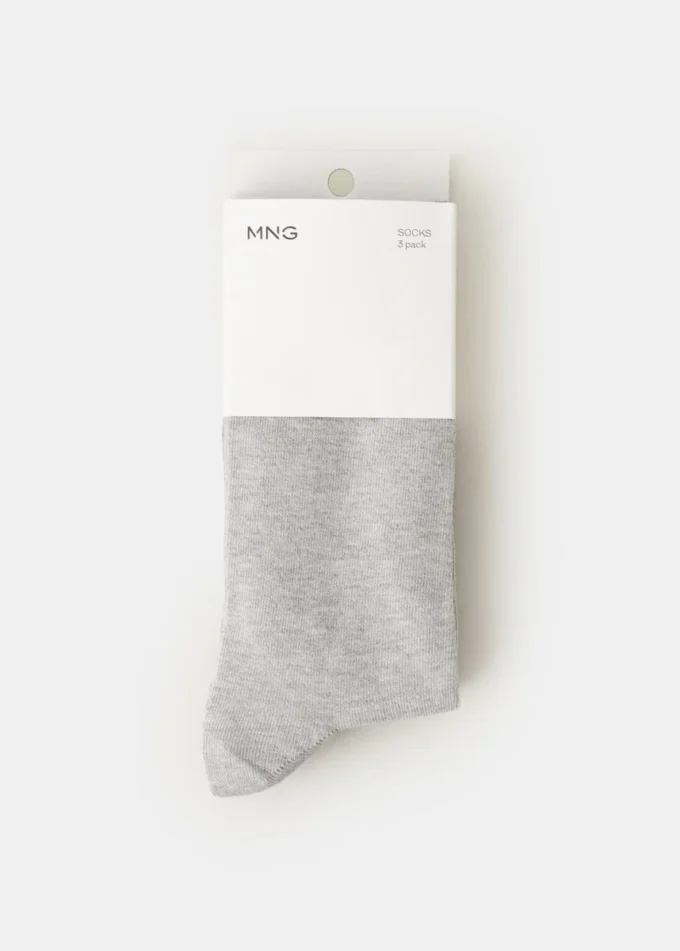 Confezione da 3 calzini in cotone Confezione da 3 calzini in cotone