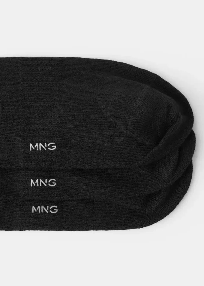 Confezione da 3 calzini in cotone Confezione da 3 calzini in cotone