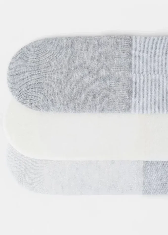 Confezione da 3 paia di calzini invisibili Confezione da 3 paia di calzini invisibili