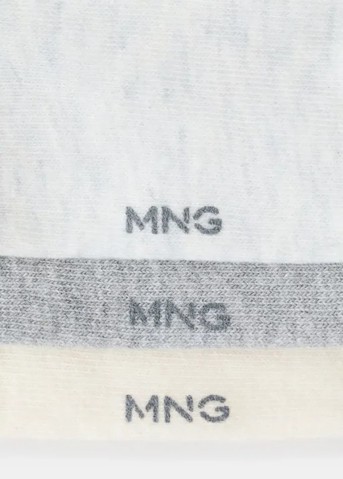 Confezione da 3 paia di calzini invisibili Confezione da 3 paia di calzini invisibili