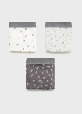 Confezione da 3 slip combinati