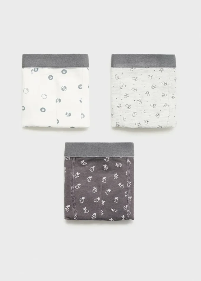 Confezione da 3 slip combinati Confezione da 3 slip combinati