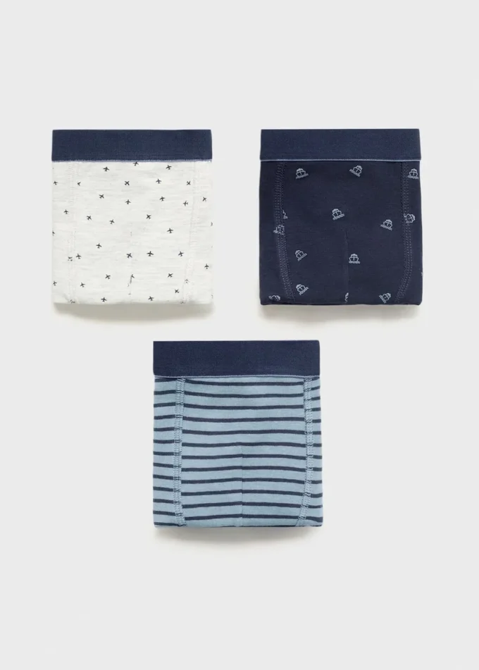 Confezione da 3 slip combinati Confezione da 3 slip combinati